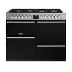 Stoves 444411502 Precision Deluxe 110cm Dual Fuel Range Cooker - Stainless Steel