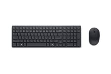 Dell Pro Compact Silent Keyboard and Mouse - KM555 - sats med tangentbord och mus - QWERTY - isländsk - svart Inmatningsenhet