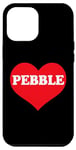 iPhone 15 Plus I Heart Pebble, I Love Pebble Custom Case