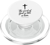 Cadeau Charles Spurgeon The Word of God Lion pour homme, femme et enfant PopSockets PopGrip pour MagSafe