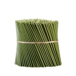Danilovo Beeswax Taper Candles (Green) - Orthodox Church Candle Tapers for Prayer, Ritual, Christmas - No Soot, Dripless, Tall, Bendable, N80, Height 18,5 cm, Ø 6,1 mm (400 pcs - 2000 g)