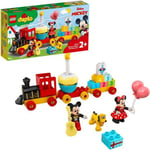 LEGO LEGO® 10941 DUPLO Disney Le Train d’Anniversaire de Mickey et Minnie Jouet pour Enfant 2 ans plus avec Figurines