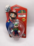 Super Mario Figure Collection 2008 Nintendo 2.5” Luigi - PopCo New Sealed