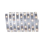 Paulmann 79854 LED MaxLED 250 2,5 m Blanc Chaud IP20 INCL 1x10 Watts Strip Bande Lumineuse 2700 K, MatiÃšre Plastique, 10 W, Argent