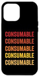 Coque pour iPhone 12 Pro Max Définition du consommable, consommable