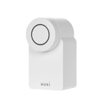 Nuki Smart Lock (4th generation), smart door lock with Matter for keyless entry without modifications, electronic door lock turns your smartphone into a key, for Euro Profile Cylinder, white