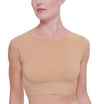 Sloggi GO Allround Crop Top Beige One Size Dam
