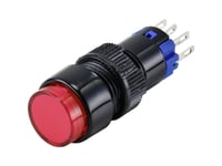Tru Components Las2y-11Z/R/12V Pressostat 250 V 3 A 1 X Off/On Klikkende Rød Ip40 1 Stk