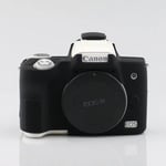 M50 Noir - Peau de Silicone DSLR Appareil Photo Sac Étui pour Canon EOS M50 60D 6D 80D 800D 750D 4000D 5DSR 5