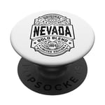 Nevada Nevadan Funny Vintage Whiskey Bourbon Label PopSockets Swappable PopGrip