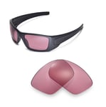 New Walleva Pink Replacement Lenses For Oakley Fuel Cell Sunglasses