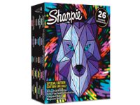 Sharpie Permanent Marker Fine and Ultra Fine Wolf 26-Box Assorted Colors