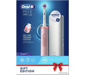 ORAL B Pro 3 3500 Electric Toothbrush - Pink
