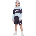 Nike Sportswear Sweatshirt/Shorts Sett Barn - Blå - str. 137 - 147