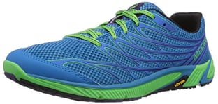 Merrell Bare Access 4, Chaussures de Running Homme, Bleu (Racer Blue/Bright Green), 50
