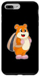 Coque pour iPhone 7 Plus/8 Plus Hamster Graine Eleve Sac à dos Ecole