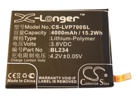 Vhbw Li-Polymer Batterie 4000mah (3.8v) Pour Téléphone Portable, Smartphone Lenovo P70t Comme Bl234.