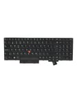 Lenovo Thinkpad Keyboard T570/P51s SWE/FI - Bærbar tastatur - til udskiftning - Finsk - Sort