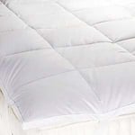 Winchester White Bedding King Extra Thick Pure Duck Feather Mattress Topper