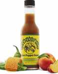 Dick's Peachy Green Hot Pepper Sauce - Chilisås med Serrano, Jalapeno och Persika 147 ml (USA Import)