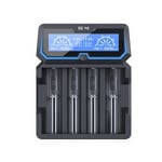 Xtar X4 batteriladdare för Li-ion / Ni-MH med 4 laddningskanaler