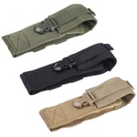 1pc Flashlight Holder Case Holster Tactical Pouch For Khaki
