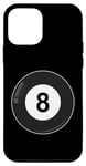 Coque pour iPhone 12 mini Joueur de billard classique Magic 8 Huit Ball pour adultes et enfants
