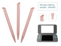3 x Pink Stylus for New Nintendo 2DS XL/LL Plastic Replacement Parts Pen
