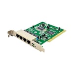 MEO PCI Quad Fast Ethernet 10/100Mbps Switch Board Card Realtek 8305SC + 8100CL chipset 4 Port RJ45 Network Switch LAN Card