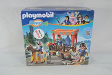 Playmobil 6695 Super 4 Royal Tribune With Alex Knights Horse - Brand New
