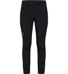 Haglöfs Morän Softshell Slim Pant Women True Black-2C5 42 - Fri frakt