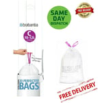 Brabantia Liners Waste Rubbish Bags Size C, 10-12 L - 20 Bags