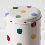 Emma Bridgewater Cream Polka Dot Spot Spaghetti Jar Pasta Storage Canister Tin
