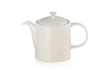 Le Creuset Grand Teapot, Stoneware, 1.3 litres, Serves 4 cups, Meringue, 80703137160003