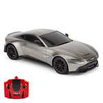CMJ RC Cars™ Aston Martin Vantage Officially Licensed Remote Control Car. 1:24 Scale Grey