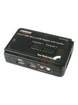 StarTech.com 2 Port USB VGA KVM Switch with Audio and Cables