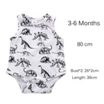 Baby Clothes Dinosaurs Print Rompers 3-6 Months