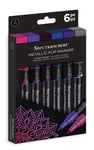 Spectrum Noir Metallic Waterbased Flip Marker-Pack of 6-Cosmic Wonder, One Size