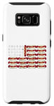 Coque pour Galaxy S8 Hot Dog Drapeau américain 4 juillet patriotique été barbecue drôle