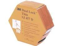 3M SJ 457D Dual Lock Burrebånd til fastlimning Svampehoved (L x B) 5000 mm x 25 mm Translucent 5 m