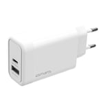 4smarts iPhone 15 / Plus Dual USB Snabb laddare adapter - 1 x USB-A-port USB-C-port 45W 3A