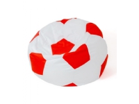 Sako taskepuf Ball hvid-rød XL 120 cm