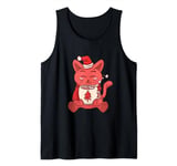 Funny Chocolate for Colorful Chocolate Cat With Hot Cocoa Tank Top