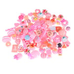 10pcs Pink Blessing Bag Mixed Lot Cute Resin Food Candy Diy Craf 0