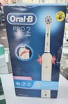 ORAL-B Pro 2 2000 Sensi Ultra Thin Electric Toothbrush WHITE