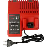 Chargeur compatible avec Milwaukee M18 xc, M14 bx batteries Li-ion d'outils - Vhbw