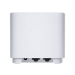 ASUS ZenWiFi XD4 Plus AX1800 3 Pack White Bi-bande (2,4 GHz / 5 GHz) Wi-Fi 6 (802.11ax) Blanc 2 Interne - Neuf