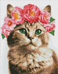 Ideyka Diamantmosaik, 40X50 Cm, Sofistikerad Katt, 1 St.