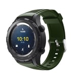 Huawei Watch 2 Pro klockarmband silikon smartklocka texturerad mjuk miljövänlig - Grön