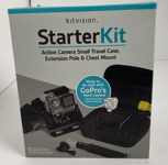 KitVision Action Camera Accessory Starter Kit - Box Opened Contents Sealed New